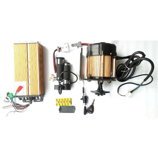 Picture of NAKS 48V 1000W Bldc motor kit for 2 wheeler (Chain drive)
