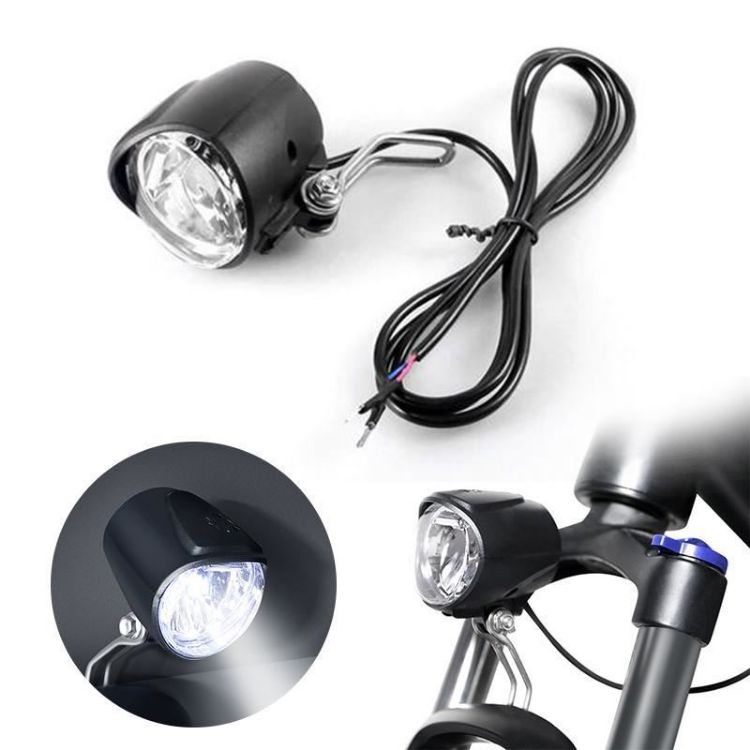 Bicycle LED Head Light  Horn