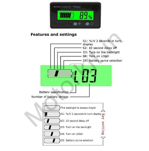 Battery display