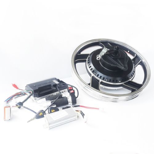 Picture of NAKS 17 inch 72v 1500watt BLDC hub motor kit with drum break