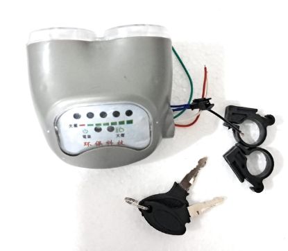 Picture of NAKS Ebike 48v headlight with battery indication and horn