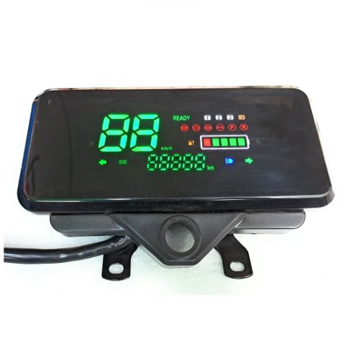 E-rickshaw LCD display with key hole