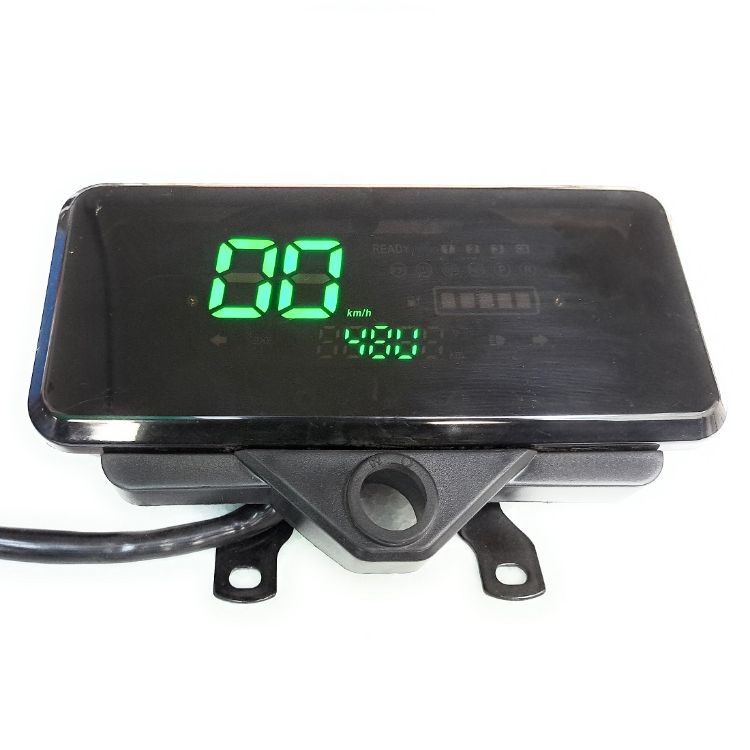 LCD display with key hole for electric vehicle