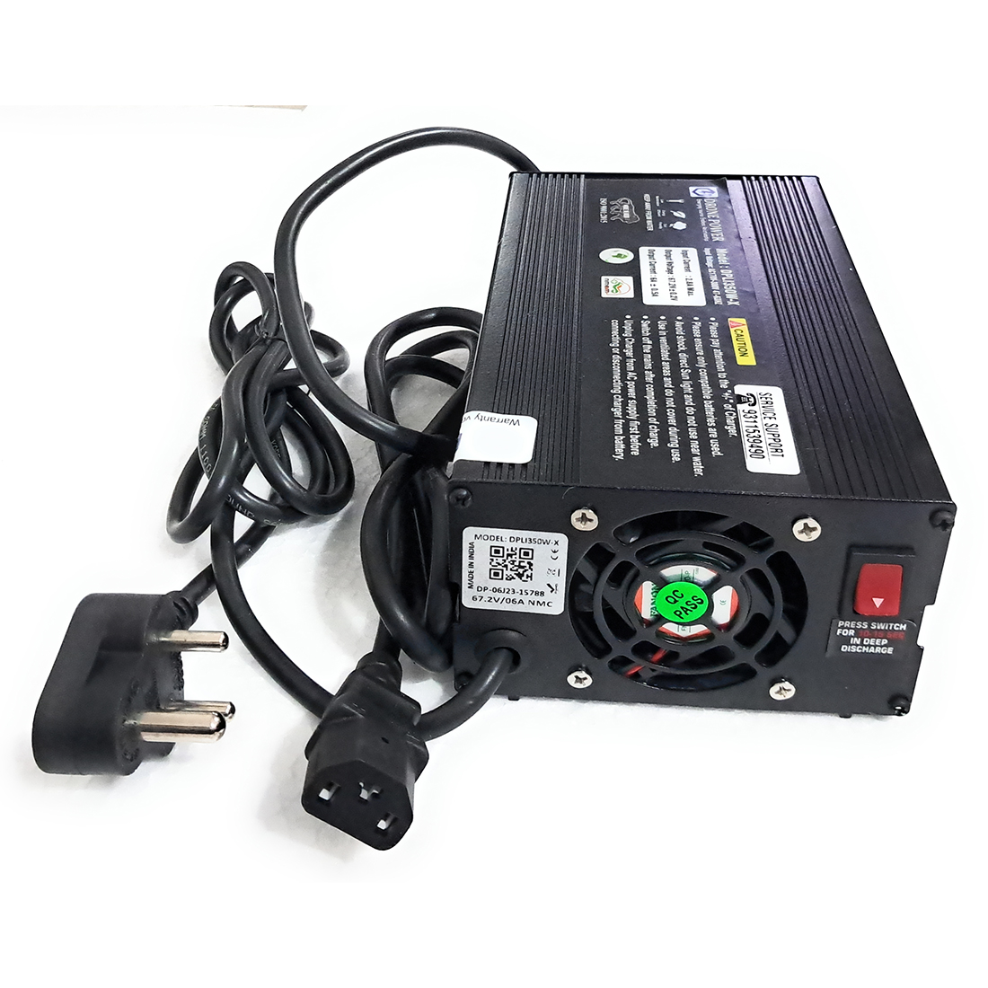 60v 6 Amp Lithium Ion Charger For Electric Bikescooter Motor Kit 3599