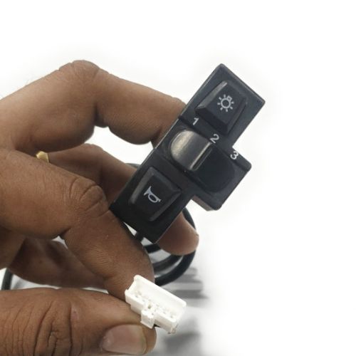 Electric cycle light switch