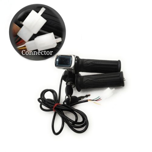 36V throttle with key and battery indicator 